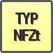 Piktogram - Typ: NFZt